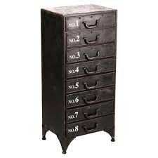 For the most part, you can easily stuff up to six pairs of jeans in one drawer. Industrial Loft 8 Drawer Rustic Iron Tall Dresser Kathy Kuo Home
