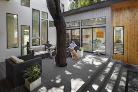 A captivating courtyard design provides a modern home with a special sense of serenity, and allows nature to become a major part of a home's. Bold And Modern U Shaped Courtyard House Designed Around Trees