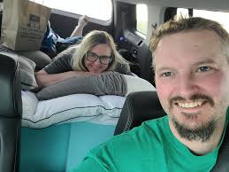 Car camping in Badlands SD with Hyundai Santa Fe