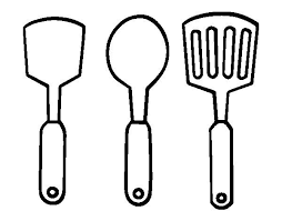 Originales accesorios necesarios para el mantenimiento del orden y la limpieza en la cocina con el estos utensilios de cocina para niños de la firma kuhn rikon harán las delicias de los pequeños. Dibujo De Espatulas De Cocina Para Colorear Mandil De Cocina Cocinar Dibujo Dibujos De Cocineras
