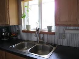 Rob Hannah Budget Kitchen Makeover Tin Backsplash Kitchen Metal Backsplash Kitchen Metallic Backsplash