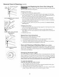 If you open the door and look at the top left of the front of the oven, there's a simple switch that is depressed whenever the door is closed. Generai Care Cleaning Cont D Removing And Replacing The Oven Door Hinge B To Remove Oven Door Kenmore 790 4045 User Manual Page 18 22