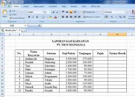 Artikel ini memberikan contoh slip gaji karyawan tanpa excel yang akan membantu kamu menghitung gaji karyawan setiap bulan tanpa repot. Cara Membuat Laporan Gaji Pada Excel