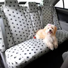 Paw Print Seat Covers Light Grey In 2020 Dog Car Seat Cover Dog Seat Covers Truck Seat Covers
