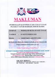 Jom bayar cukai harta mbjb! Bayar Cukai Tanah Johor Bahru Online Bertonxz