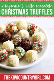 2 Ingredient Chocolate Truffles 3 Flavour Ideas Recipe Homemade Truffles White Chocolate Truffles Christmas Truffles