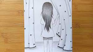 774x608 basic drawing tools you need for your drawings. How To Draw A Girl With Pencil Sketch Step By Step Youtube
