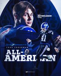 Kade Reynoldson has been named a true freshman All-American! 😈