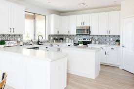 Black And White Cement Tile Backsplash Black And White Cement Tile Backsplash Black And White Backsplash Kitchen Remodel Beautiful Kitchens