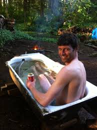 Never left totally dry, always either a few inches of water or a bucket of water in the bottom, preferably also wood, under the lid (also wood). Building A Backcountry Hot Tub Teton Gravity Research
