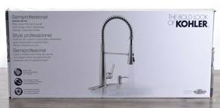 Faucets are also what moen specializes in, while kohler produces all sorts of plumbing supplies with equal importance. Kohler R22745 Sd Vs Semiprofessional Kitchen Faucet With Soap Dispenser For Sale Online Ebay
