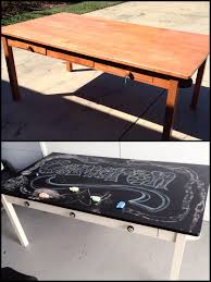 Pottery Barn Kids Craft Table Very Used But Super Cheap On Craigslist Refinished With Chalk Kids Craft Tables Pottery Barn Kids Pottery Barn Kids Craft Table