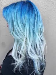 Long Blue And Blonde Hair Blonde And Blue Hair Ombre Hair Blonde Hair Color Blue