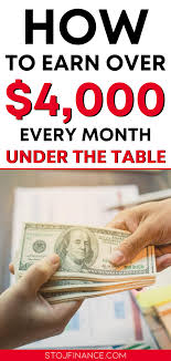 28 Top Under The Table Jobs That Pay You Cash Directly In 2020 Under The Table Jobs Work From Home Jobs Working From Home