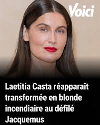 Renaissance à Versailles : blonde révolution pour Casta 🔥 ➡️  https://l.voici.fr/EUK