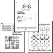 Subtraction math puzzle math centers pinterest from math puzzle worksheets. Math Puzzle Worksheets For Kids In 1st To 6th Grades Edhelper Com