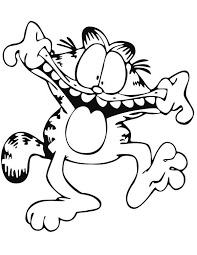 Together they have all kinds of adventures. Garfield Making Silly Face Coloring Page Coloring Sky