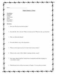 Answer key for elie wiesel night packet. Night By Elie Wiesel Chapter 1 Notes Night By Elie Wiesel Elie Wiesel Teaching Night