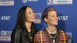 The uswnt captain and wnba legend began dating in 2016, and with three ncaa championships, five gold medals, and six world cups between them. Sue Bird Posts Photo With Megan Rapinoe Down On One Knee Presenting Her A Ring Cnn