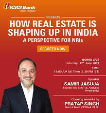 We then became a public. Hindus In The Uk Icici Bank Uk Plc Invites You To Attend Webinar On How Real Estate Is Shaping Up In India With Samir Jasuja Founder And Ceo P E Analytics And
