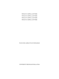 Use of this site constitutes acceptance of our terms and conditions of fair use. Utm Thesis Template Thesis Page Layout