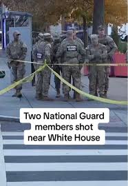 Two members of the National Guard were shot in a busy area near the White  House in downtown Washington, officials said, putting the building into  lockdown with President Trump away in Florida. We ...
