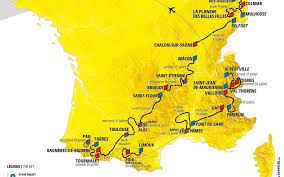 The étape du tour de france 2021 will take place on 4 july! Video Voici Le Parcours Detaille Du Tour De France 2019