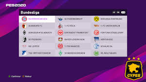 It began on 16 august 2019 and concluded on 27 june 2020. Efootball Pes 2020 Ps4 Pc Bundesliga Patch Season 2019 2020 By Cypes Pesnewupdate Com Free Download Latest Pro Evolution Soccer Patch Updates