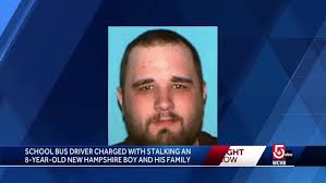 New Hampshire bus driver accused of stalking, threatening boy