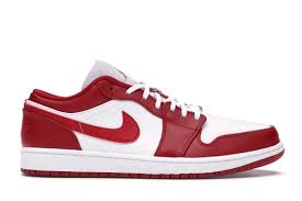 Jordan 1 Low Gym Red White 553558 611