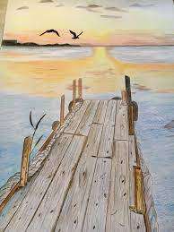 Um das landschaften zeichnen zu lernen benötigst du ein gute wenn du realistisch zeichnen möchtest, solltest du die perspektive mit in deine zeichnung einbeziehen und versuchen die umrisslinien möglichst genau zu. Am Steeg Zeichnen Buntstifte Landschaften Malen Landschaftszeichnungen Landschaft Zeichnen