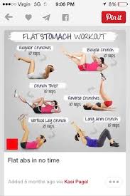 Tips To A Flat Stomach In 7 Days Workouts Workout For Flat Stomach Belly Workout Tummy Workout
