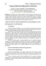 Coduri iban trezorerie operativa municipiul dej. Pdf Treasury Operations Mechanism In Romania