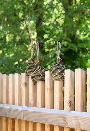 Fraulein Otten Gartenfee Zaun Selbstgemacht Selber Bauen Zaun Zaunhocker
