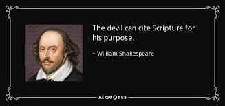 Use parenthetical citations for shakespearean works. William Shakespeare Quote The Devil Can Cite Scripture For His Purpose