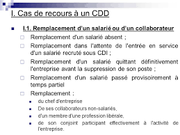 Le contrat de travail cdd. Les Differents Contrats De Travail Plan Le Cdd Introduction I Cas De Recours A Un Cdd I 1 Remplacement Dun Salarie Ou Dun Collaborateur I 2 Travaux Ppt Telecharger
