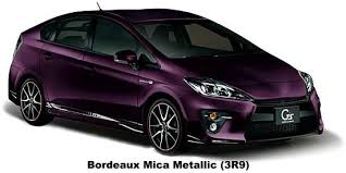 New Toyota Prius G S Body Color Photo G Sport Exterior Colour Picture Colors Image Prius Purple Car Toyota Prius