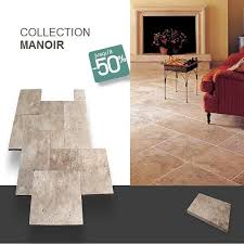 Une salle de bain travertin élégante qui combine l'aristocratisme et la rusticité. Carrelage En Travertin Manoir