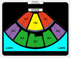 Shoreline Amphitheatre Seat View Shoreline Amphitheatre Seat Map