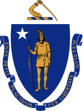 The notary writes below the mark: Seal Of Massachusetts Wikipedia