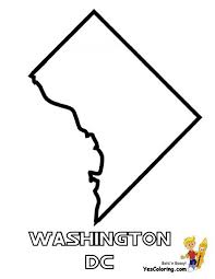 Washington D C Coloring Pages Washington Dc Map Printable Maps Washington Dc State