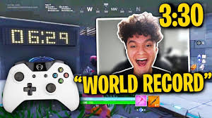 This aim practice map is made by fortnite user selage. I Got The World Record Time On Mongraals Edit Course Console Record Youtube