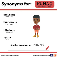 Synonyms For Funny Learn English Words Learn English Vocabulary Learn English