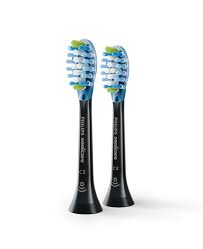 Arrange in a tray of other vanity utilities such as hair combs, soap pumps, shaving cream and tissue boxes, or position it alone next to the sink. Philips C3 Premium Plaque Defence Black Toothbrush Heads 2 Pack Shaver Shop