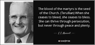 Image result for the church thrives in persecution