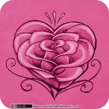 Above it is the word god, below the. Tattoos And Doodles Rose Heart Rose Heart Tattoo Roses Drawing Heart Tattoo