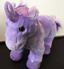 Adorable For Girls Bedroom Purple Unicorn Note Unicorn Is Very Soft And Does Not Really Stand On Its Own Toys R Us Cuddly To Pet Toys Cuddly Toy Cute Plush