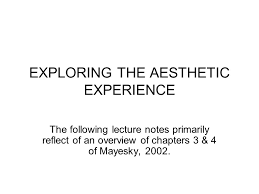 Viewers like you help make pbs (thank you ). Exploring The Aesthetic Experience Ppt Video Online Download