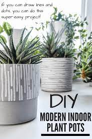These paints are designed to be used with both an airbrush and a conventional brush. Diy Modern Indoor Plant Pots With Paint Pens Ideas For The Home
