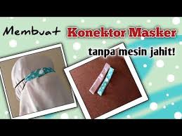 Cara Ke 3 Membuat Konektor Masker Kain Perca Tanpa Mesin Jahit Youtube Kain Perca Jahit Kain